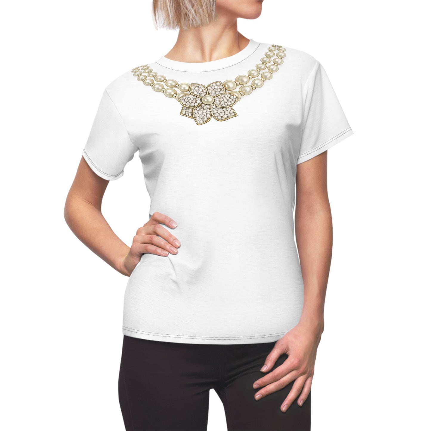 Paris Pearl Illusion Tee