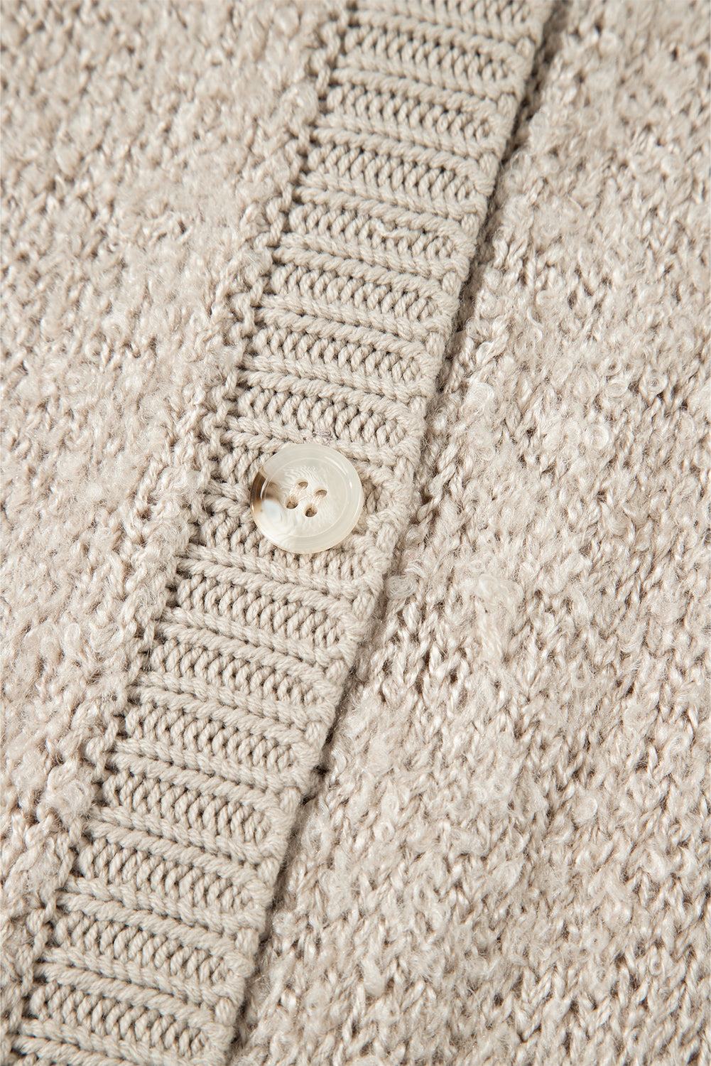 Open Front Cardigan With Pockets