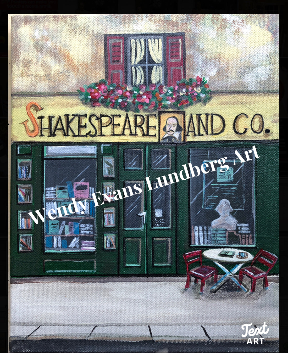 Shakespeare and Company Framed Print