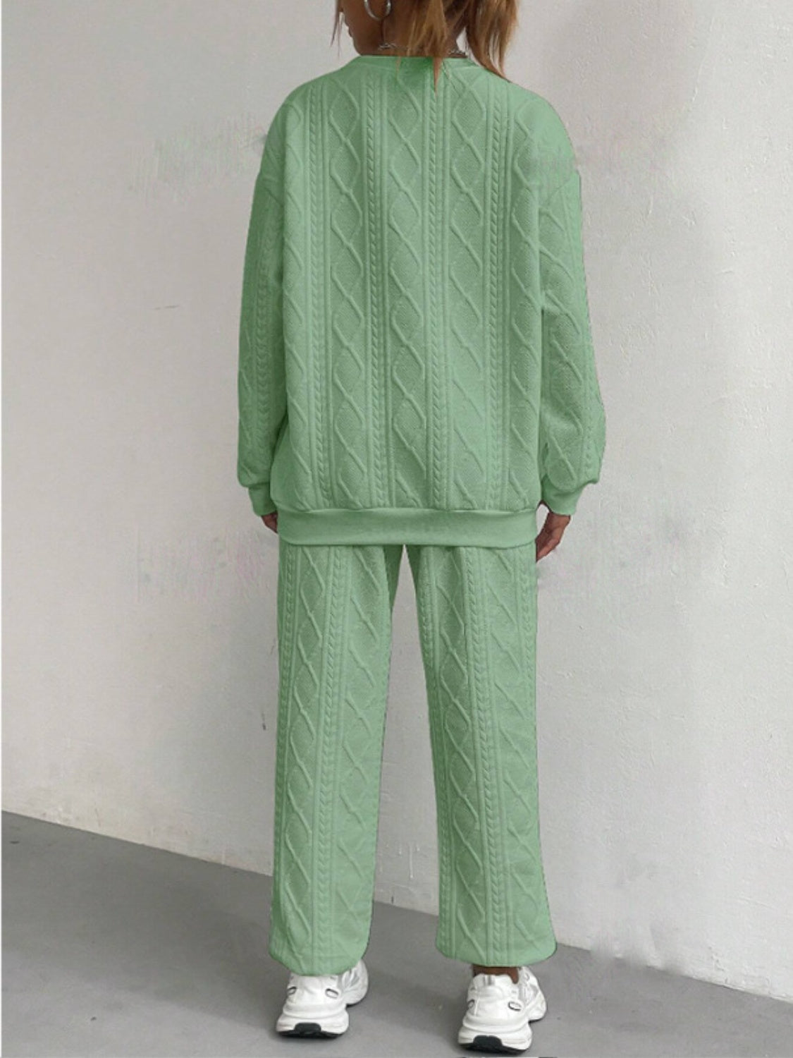 Cable 2PC Casual Pant Set