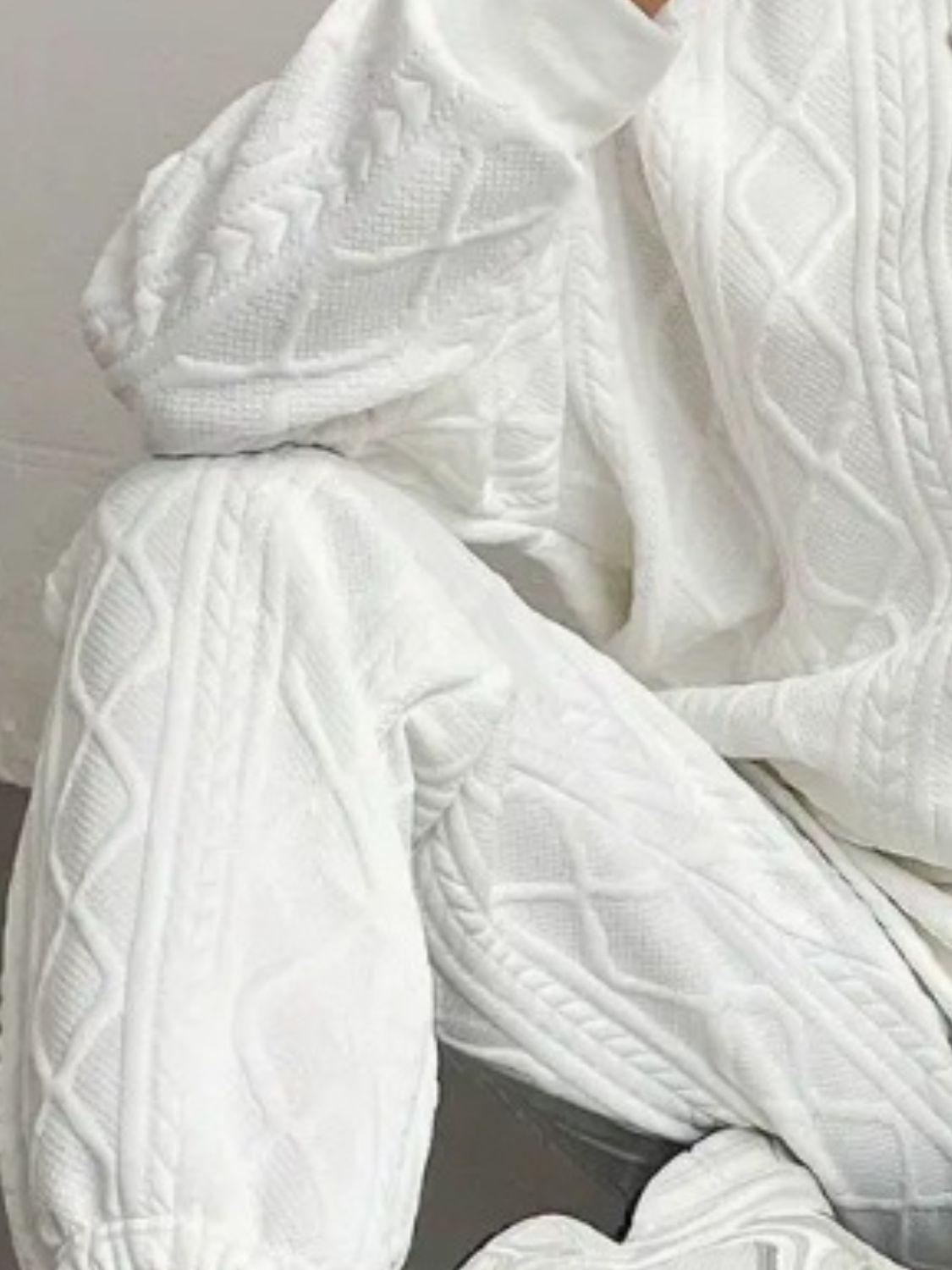 Cable 2PC Casual Pant Set