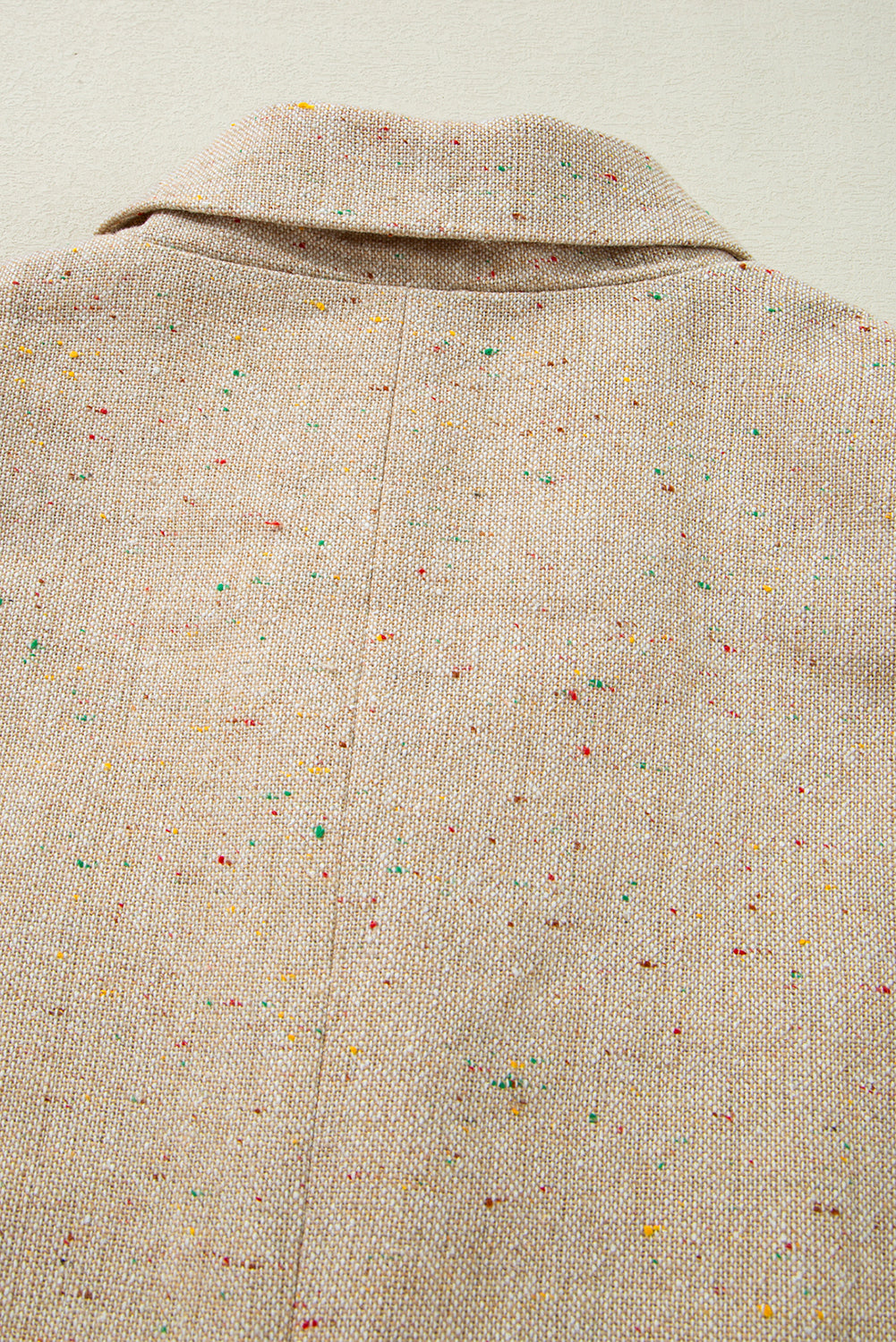 Oatmeal Single Breasted Blazer