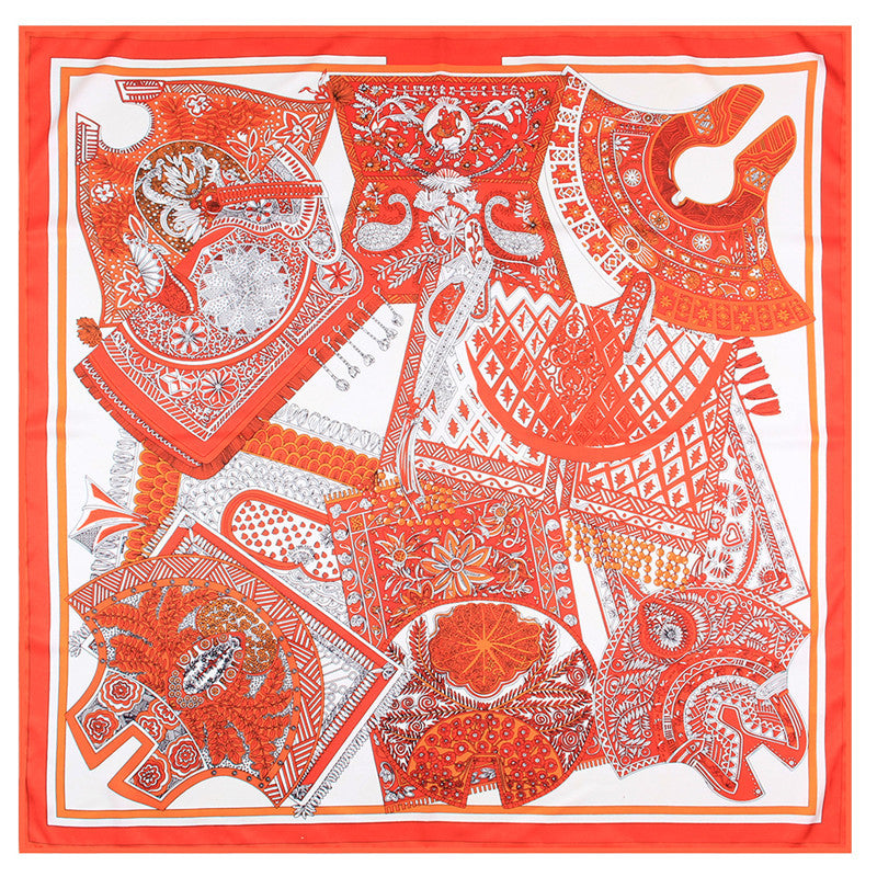 Square Print Scarf