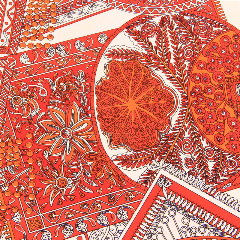 Square Print Scarf