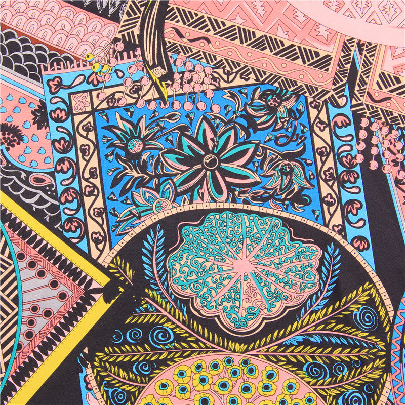Square Print Scarf