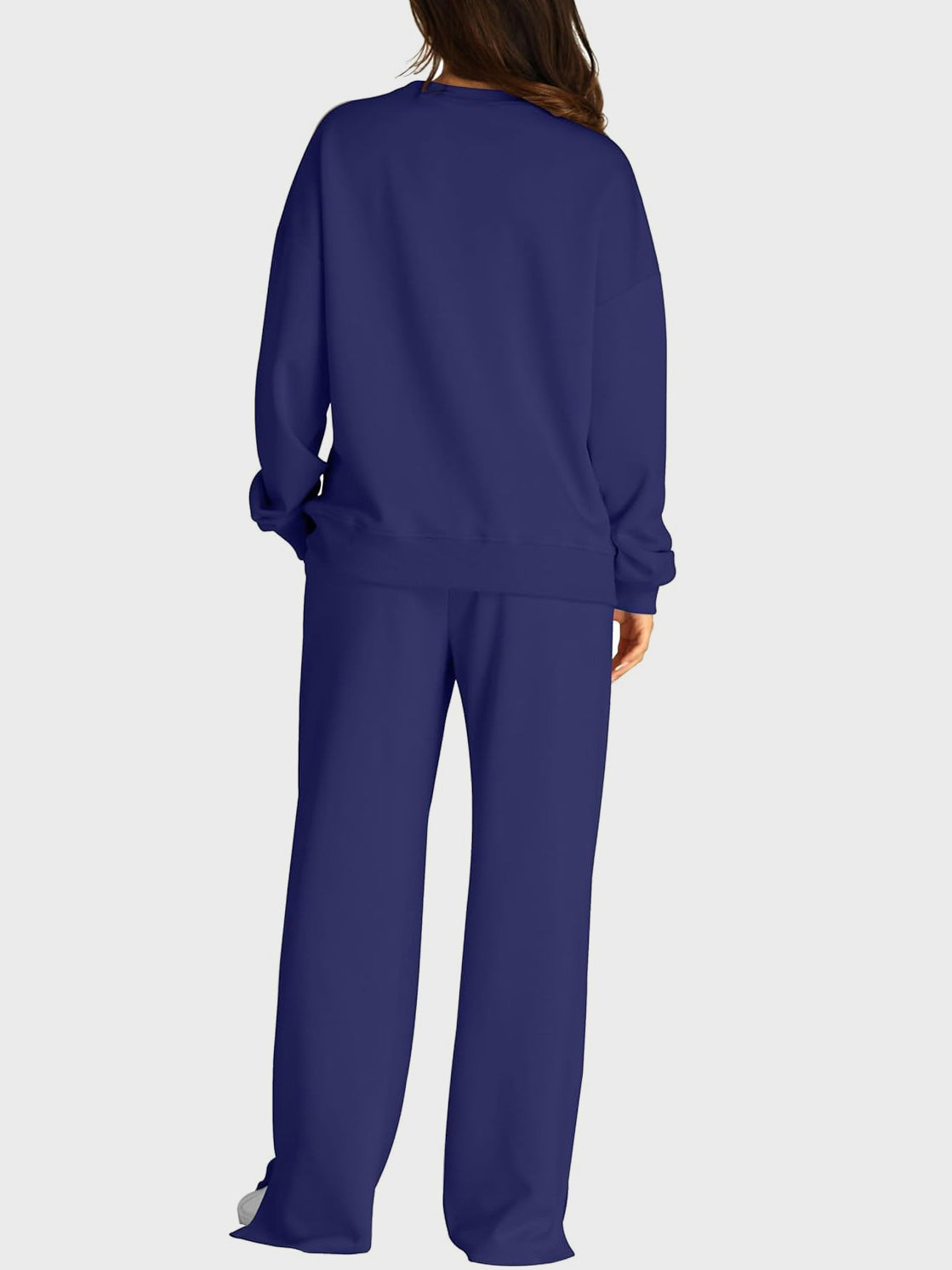 2 Piece Fleece Slit Pants Set