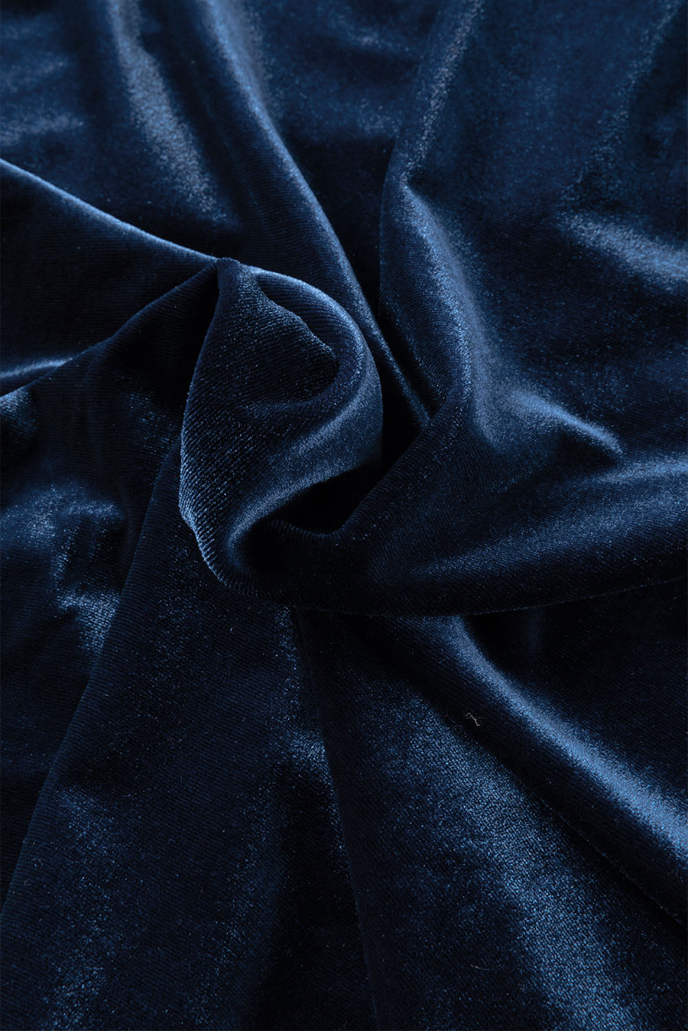 Frilly Neck Velvet Top