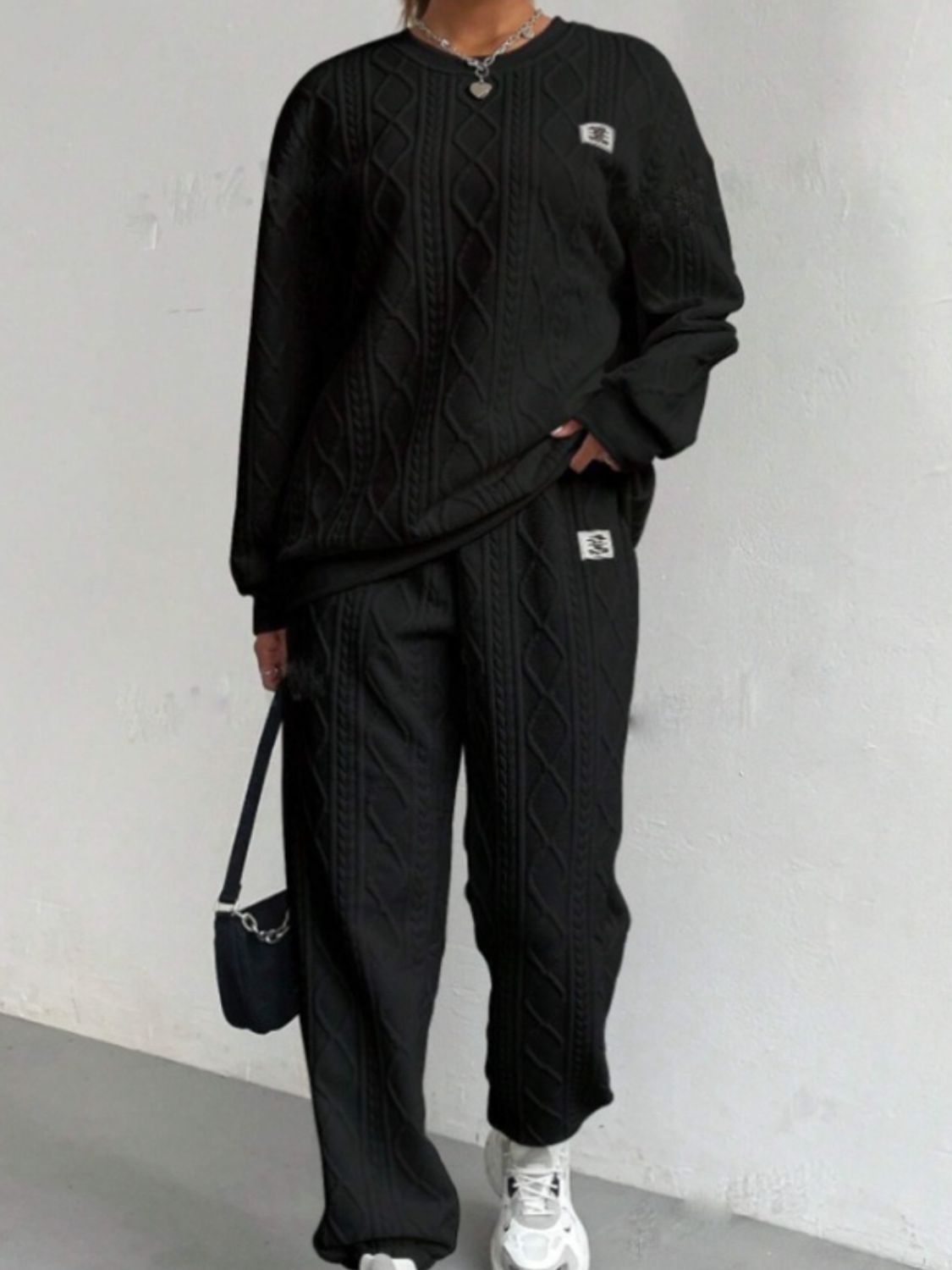 Cable 2PC Casual Pant Set