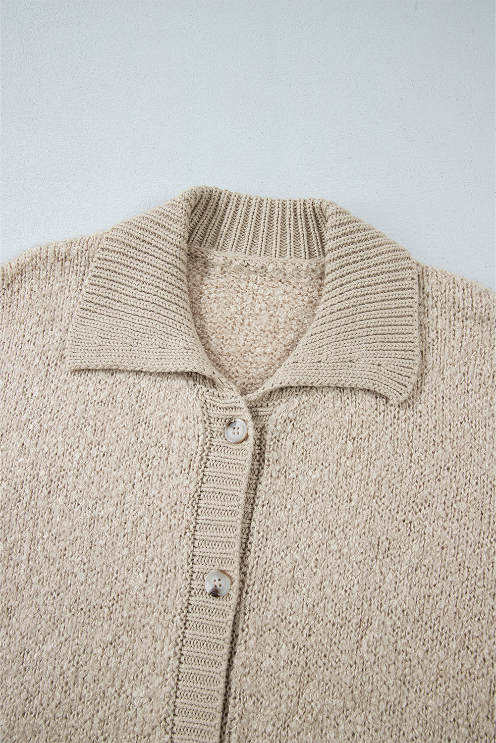 Open Front Cardigan With Pockets