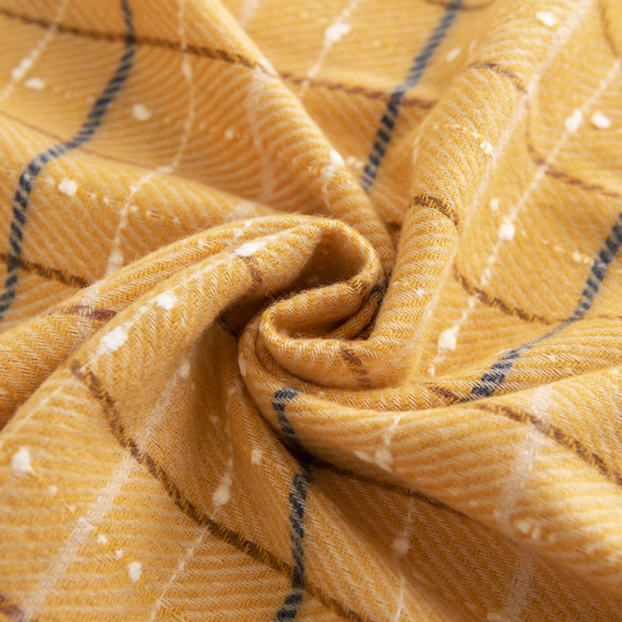 Elegant Lattice Dot Scarf