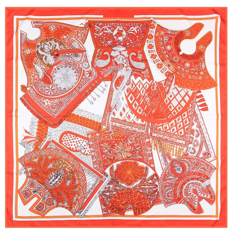 Square Print Scarf