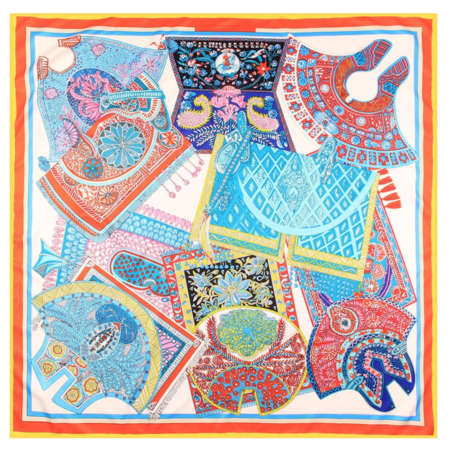 Square Print Scarf