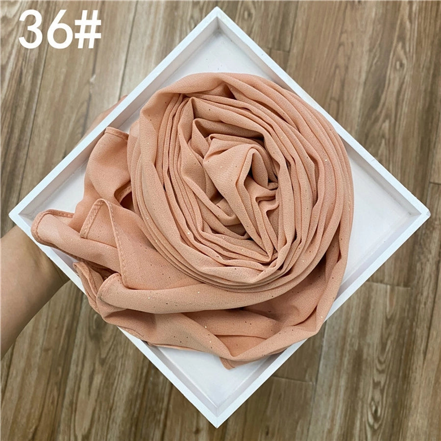 Sparkly Chiffon Scarf