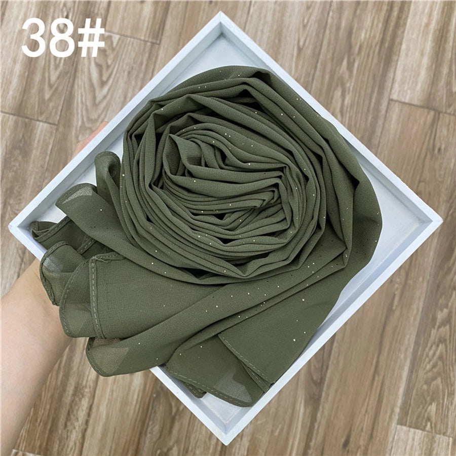 Sparkly Chiffon Scarf