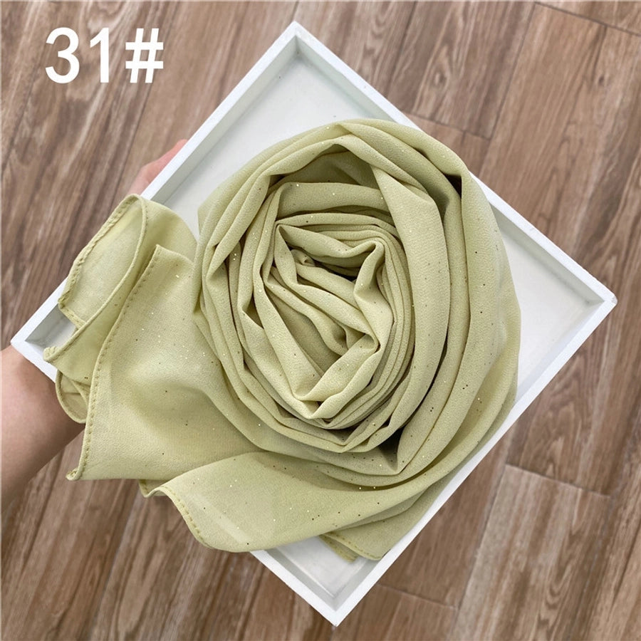 Sparkly Chiffon Scarf