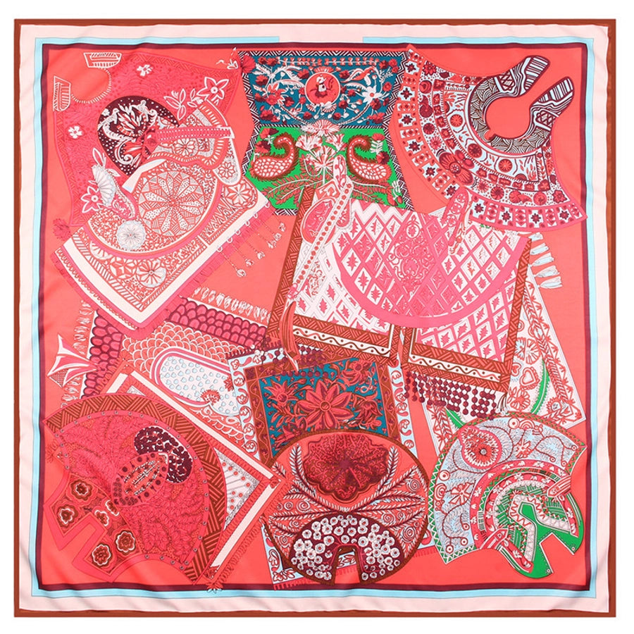Square Print Scarf