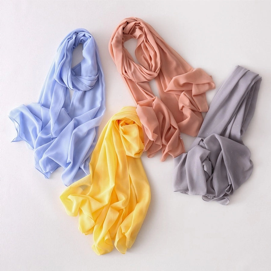 Sparkly Chiffon Scarf