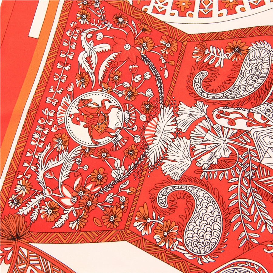 Square Print Scarf
