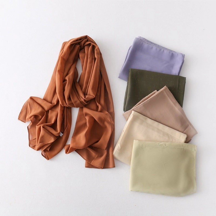 Sparkly Chiffon Scarf