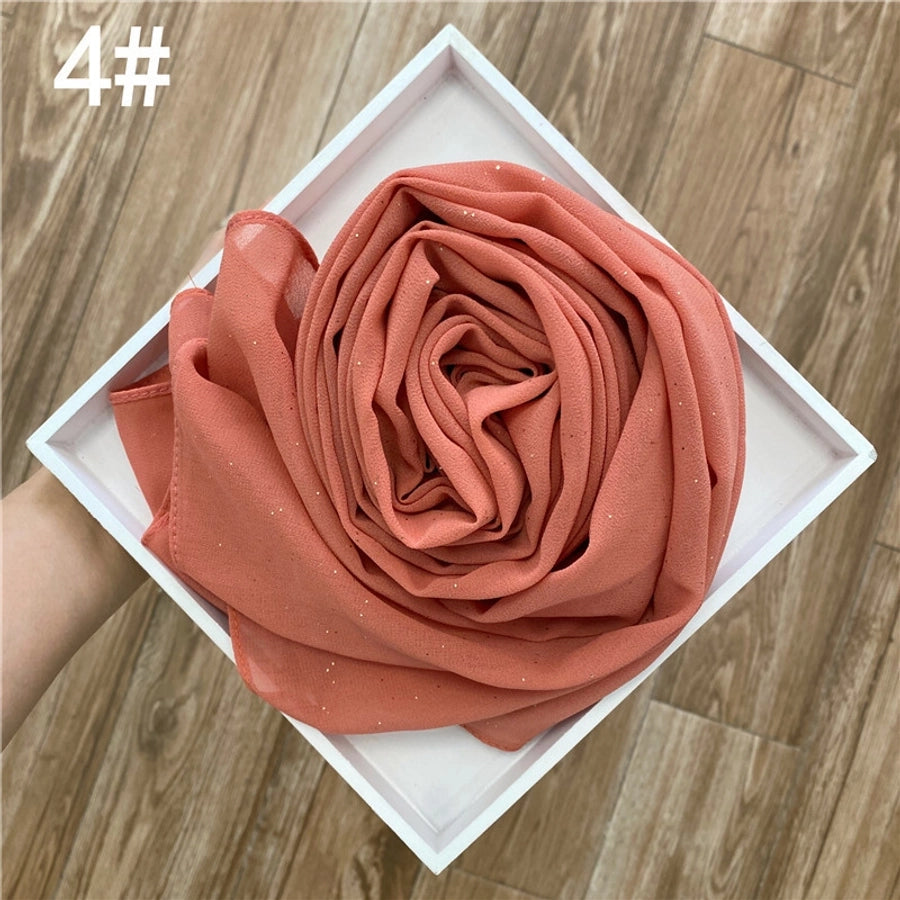Sparkly Chiffon Scarf