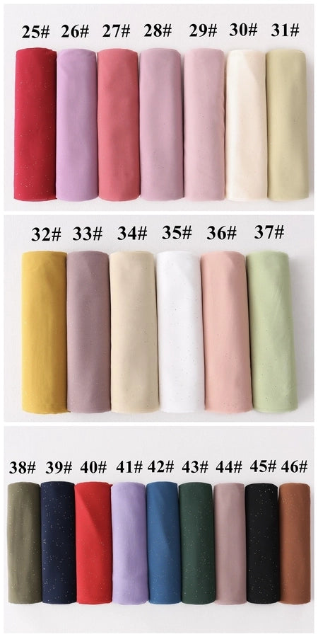 Sparkly Chiffon Scarf