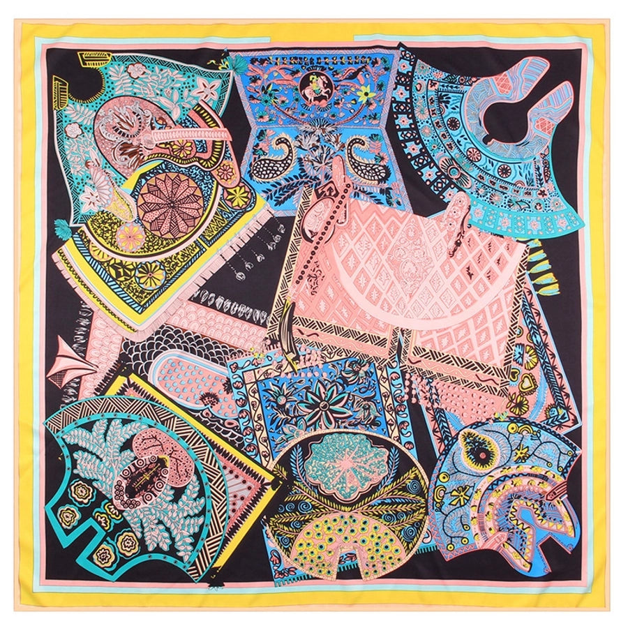 Square Print Scarf