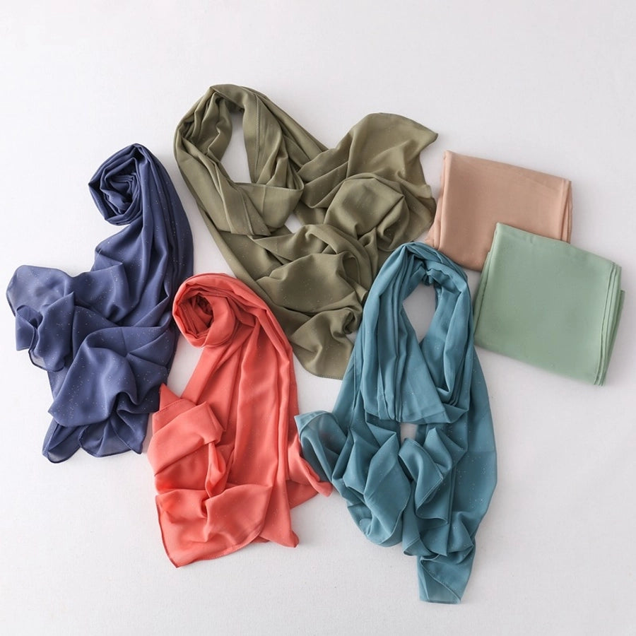 Sparkly Chiffon Scarf