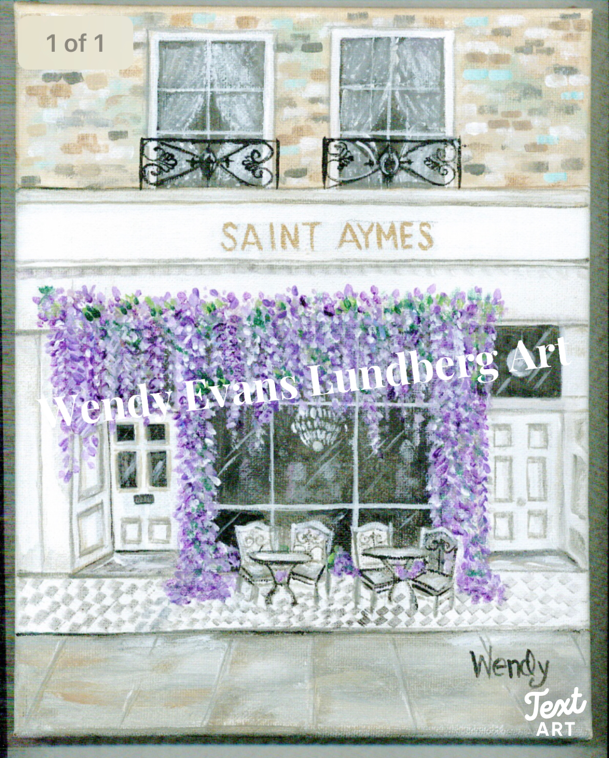 Saint Aymes Framed Print