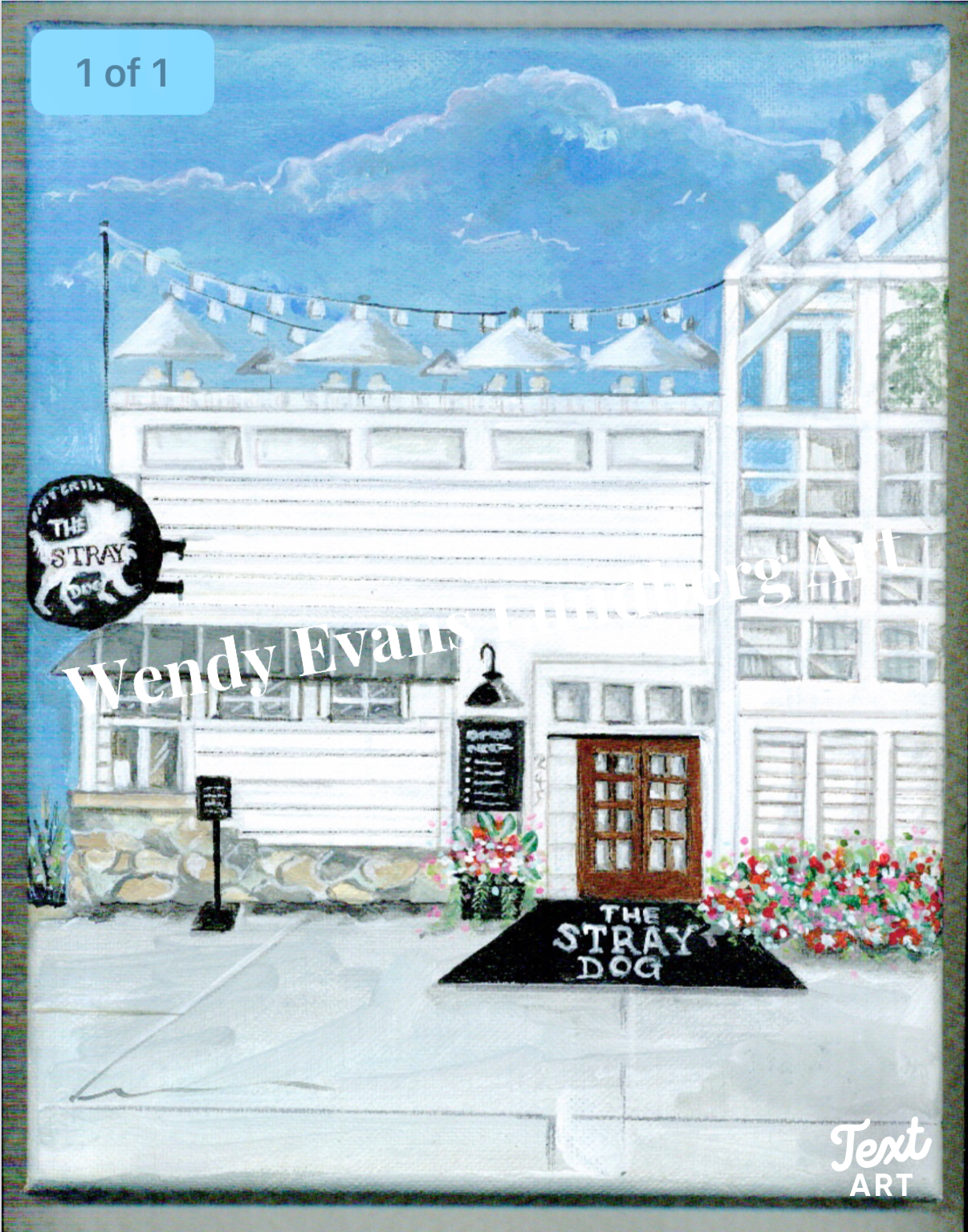 Stray Dog Framed Print