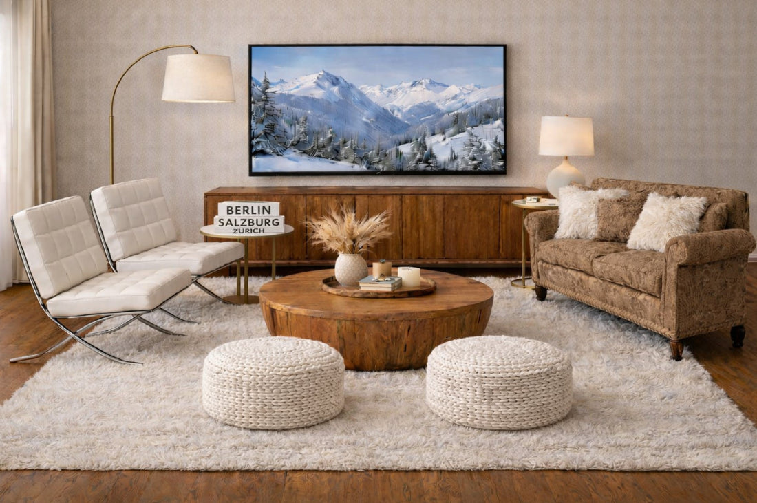 A Modern Classic Room Inspired by Alpine Elements