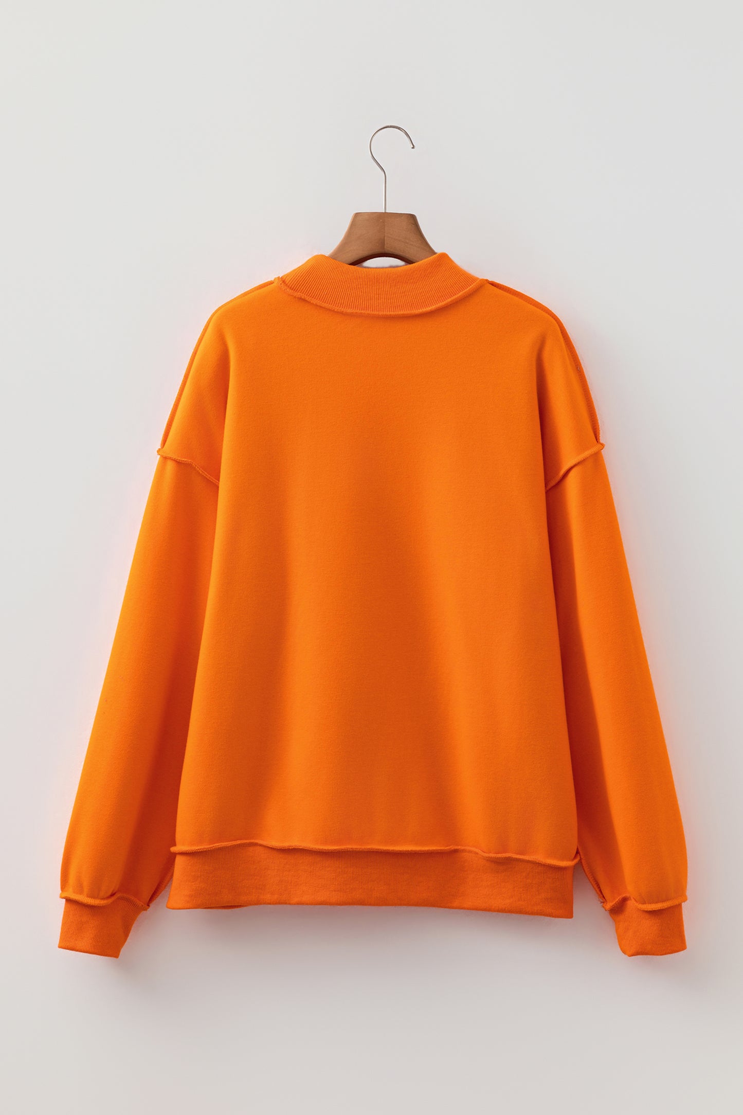 Reversible Mock Neck Sweatshirt