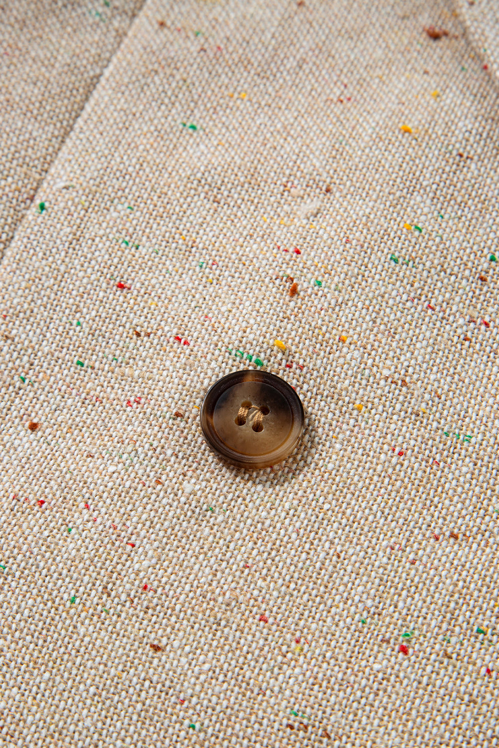 Oatmeal Single Breasted Blazer