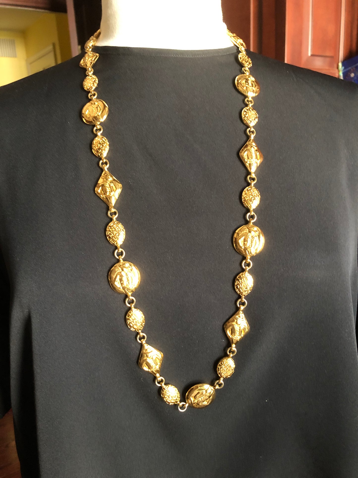CHANEL Vintage 90’s Coco Mlle Beads Necklace