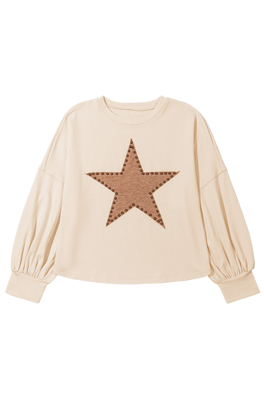 Star Studded Pullover Top Plus Size