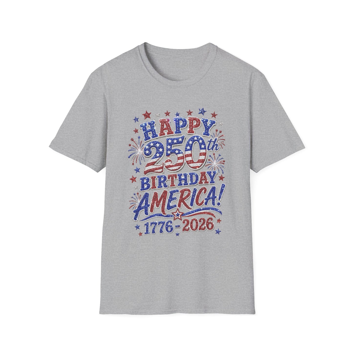250th Birthday America T-Shirt Star Evans Exclusive