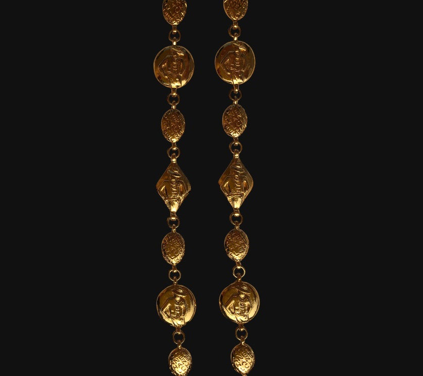 CHANEL Vintage 90’s Coco Mlle Beads Necklace