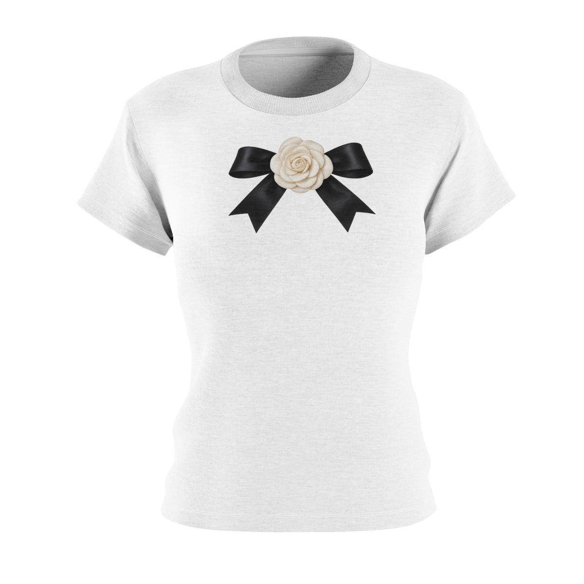 Camellia and Bow Tee