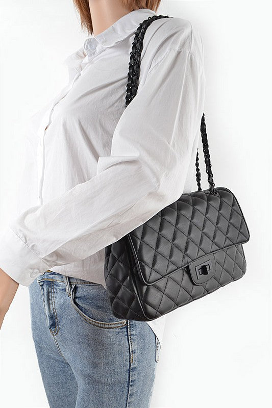 Chanel Style Quilted Hand Bag