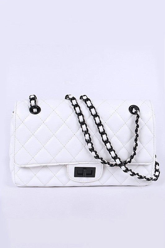 Chanel Style Quilted Hand Bag