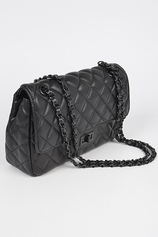 Chanel Style Quilted Hand Bag