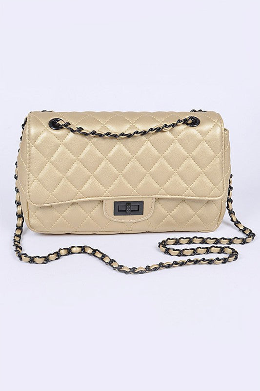 Chanel Style Quilted Hand Bag