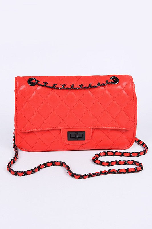 Chanel Style Quilted Hand Bag