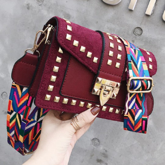 Betty Shoulder Bag-Velvet Finish