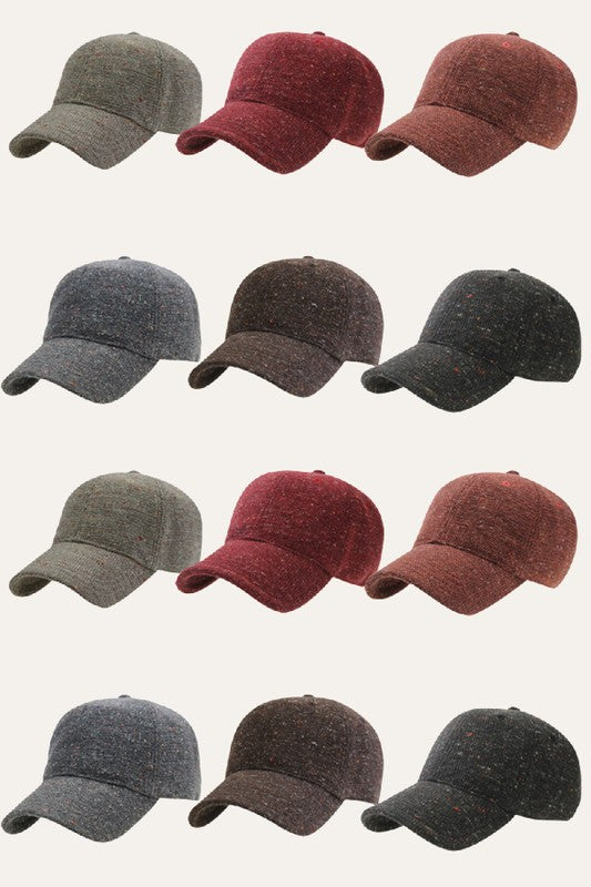 Tweed Adjustable Cap