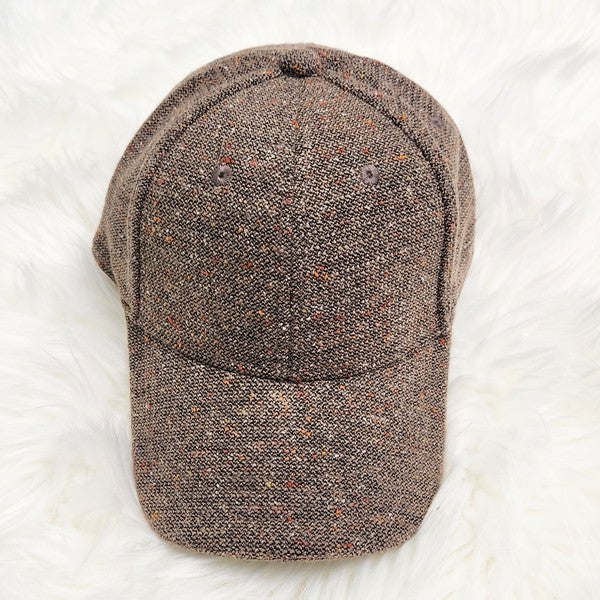 Tweed Adjustable Cap