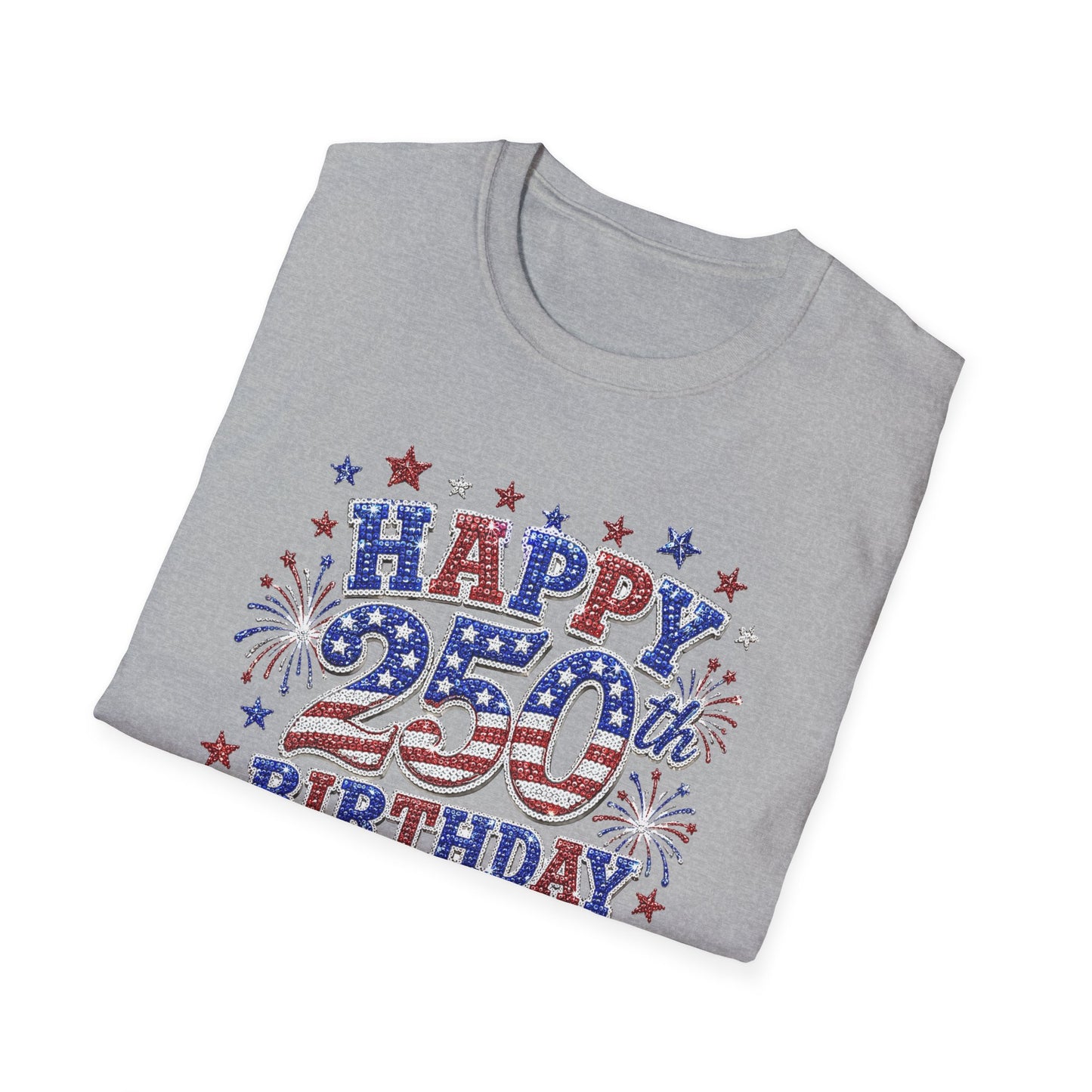 250th Birthday America T-Shirt Star Evans Exclusive