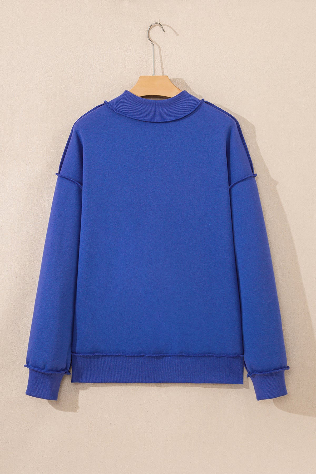 Reversible Mock Neck Sweatshirt