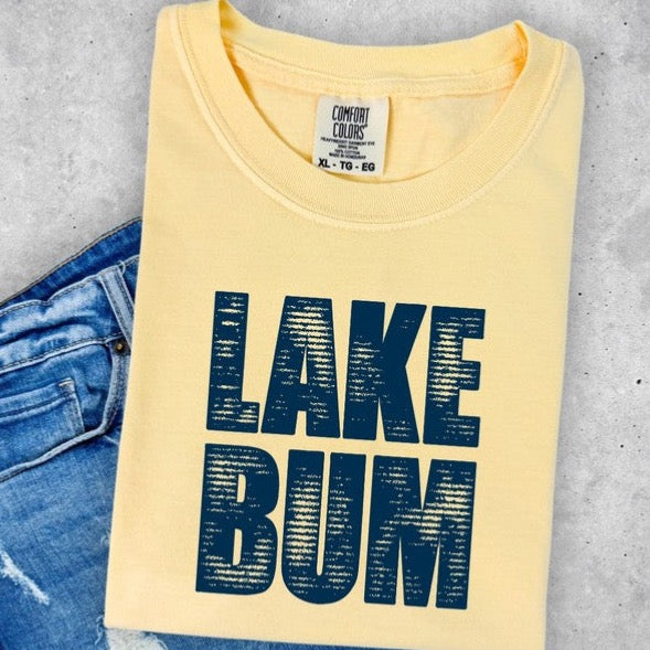 Lake Bum Comfort Color Graphic Tee