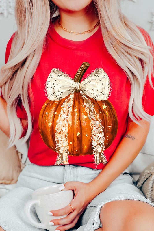 Bow Tie Pumpkin Tee