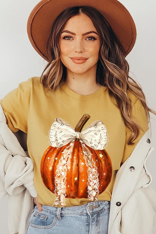 Bow Tie Pumpkin Tee